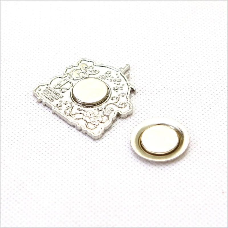 Awesome Pattern Studio Needle Minder Set - Sleeping Beauty Castle Magnetic Needle Minder + 2 Needle Threaders. Enamel Pin for Cross Stitch, Embroidery and Craft - Image 5